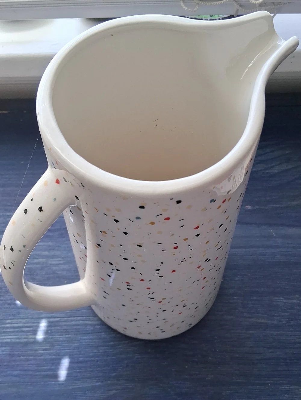 Colorful Speckled Decorative Pitcher